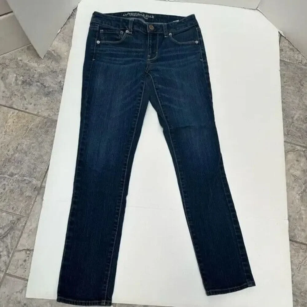 American Eagle‎ Stretch Skinny Mid-Rise Jeans size 6